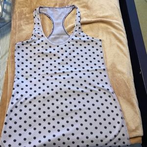 Lululemon polka dot tank